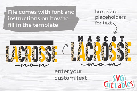 Lacrosse SVG | Lacrosse Template 005 | Shirt Design SVG Svg Cuttables 