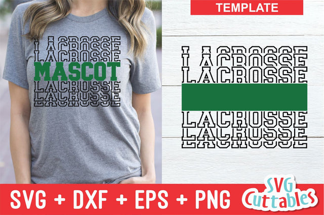 Lacrosse Template 002 SVG Svg Cuttables 