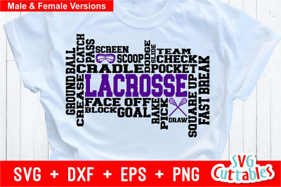 Lacrosse Word Art SVG Svg Cuttables 