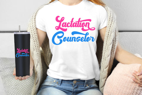 Lactation Counselor Sublimation I Breastfeeding Consultant Sublimation Sublimation Happy Printables Club 