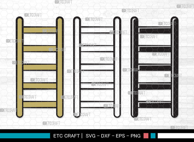 Ladder Clipart SVG, Step Ladder Svg, Ladder Svg, General Ladder Svg, Wooden Ladder Svg, Firefighter Ladder Svg, Ladder Clipart SVG ETC Craft 