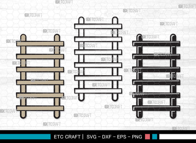 Ladder Clipart SVG, Step Ladder Svg, Ladder Svg, General Ladder Svg, Wooden Ladder Svg, Firefighter Ladder Svg, Ladder Clipart SVG ETC Craft 