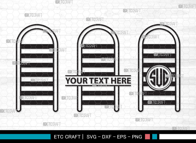 Ladder Monogram SVG, Step Ladder Svg, Ladder Svg, General Ladder Svg, Wooden Ladder Svg, Firefighter Ladder Svg, Ladder Monogram SVG ETC Craft 