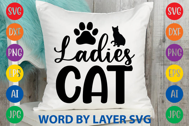 Ladies Cat, Cat SVG Cut File SVG Rafiqul20606 