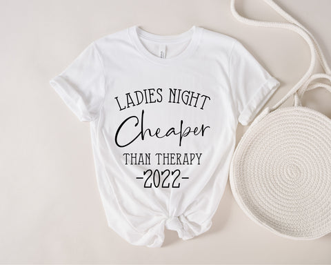 Ladies Night Svg, Cheaper Than Therapy svg, Girls Night Out Svg, Girls Night, Girl's Weekend svg, Girls Party svg, Girls Svg, Girls Vacation SVG Fauz 