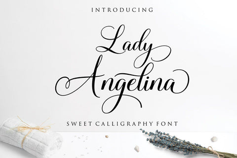 Lady Angelina Font Megatype 