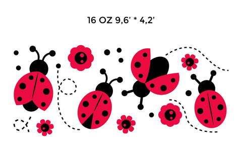 Lady Bug Bundle. Can Glass, Cold Cup, Mug, Keychain SVG Olga Terlyanskaya 
