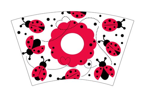 Lady Bug Bundle. Can Glass, Cold Cup, Mug, Keychain SVG Olga Terlyanskaya 