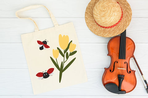 Lady Bug Clipart Bundle SVG dapiyupi store 