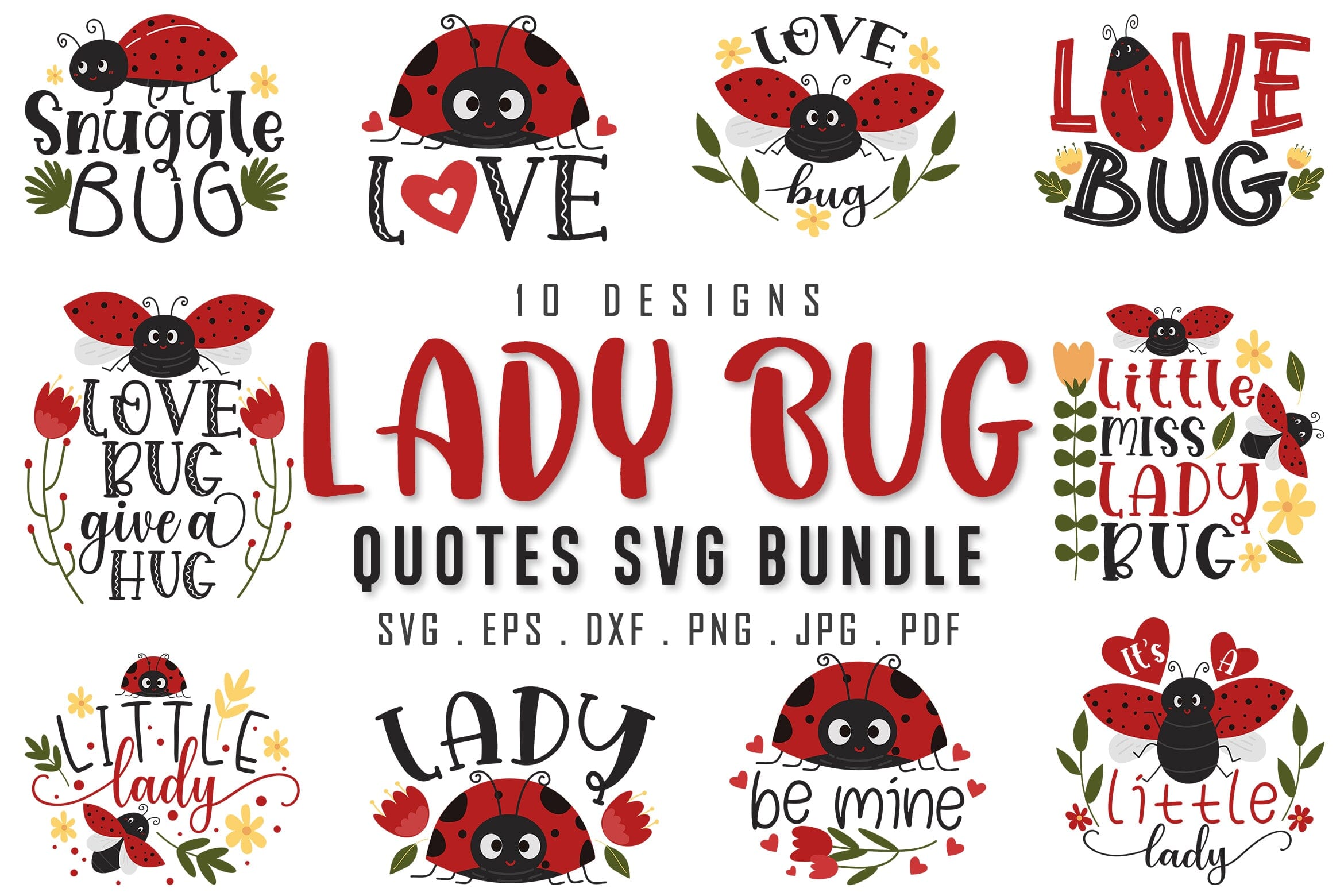 Ladybug SVG, Bug SVG