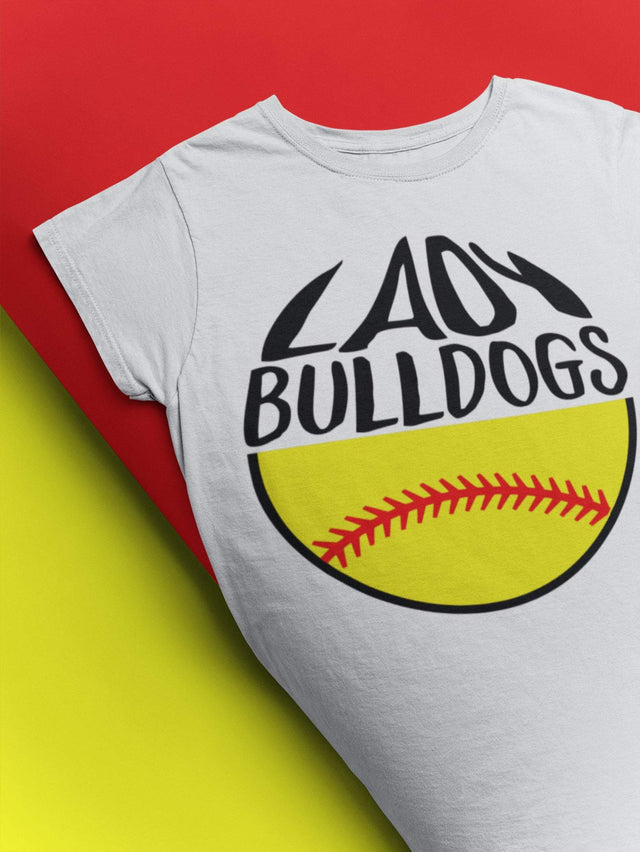 Lady Bulldogs svg - Bulldogs cut file - softball coach - Softball shirt - softball mom SVG The Artsy Spot 