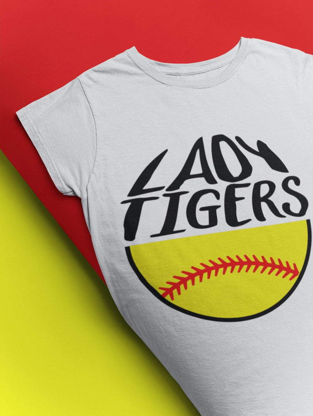 Lady Tigers svg - Tigers cut file - softball coach - Softball shirt - softball mom SVG The Artsy Spot 