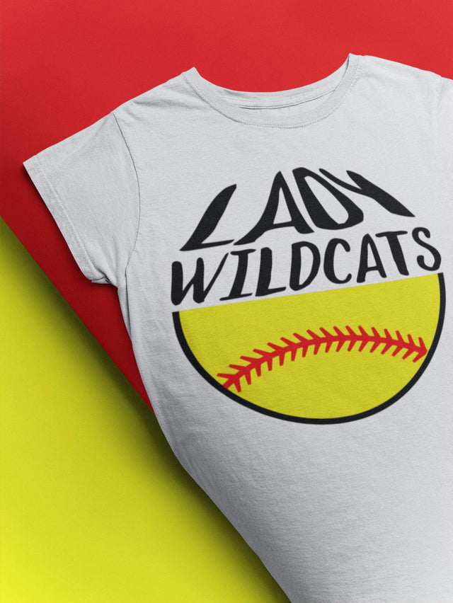 Lady Wildcats svg - Wildcats cut file - softball coach - Softball shirt - softball mom SVG The Artsy Spot 