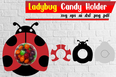 Ladybug Candy Holders - svg dxf eps ai png pdf SVG zafrans studio 