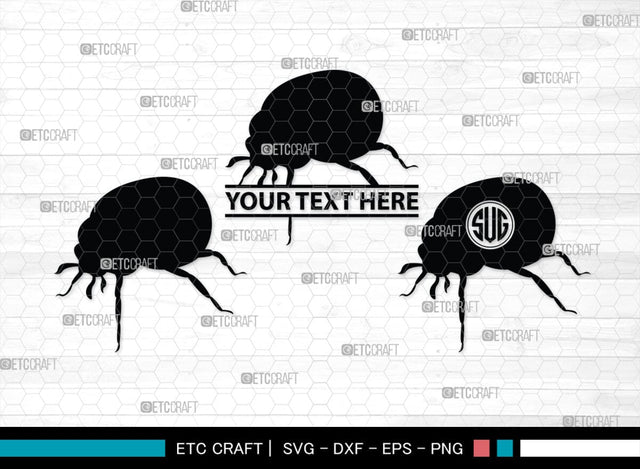 Ladybug Monogram, Ladybug Silhouette, Ladybug SVG, Beetle Svg, Bug Svg, Ladybird Svg, Insect Svg, SB00288 SVG ETC Craft 