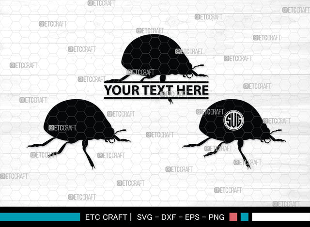 Ladybug Monogram, Ladybug Silhouette, Ladybug SVG, Beetle Svg, Bug Svg, Ladybird Svg, Insect Svg, SB00288 SVG ETC Craft 