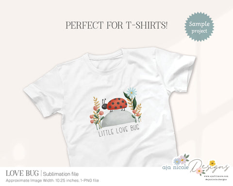 Ladybug Sublimation File Sublimation Aja Nicole Designs 