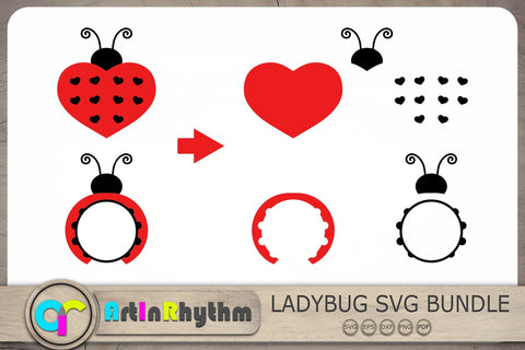 Ladybug Svg Bundle, Ladybugs Svg, Ladybug Cliparts, Bugs Svg, Insects Svg SVG Artinrhythm shop 