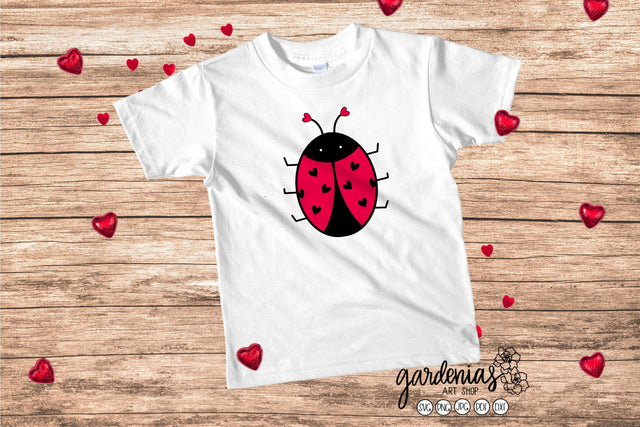 Ladybug with Heart Spots SVG Gardenias Art Shop 