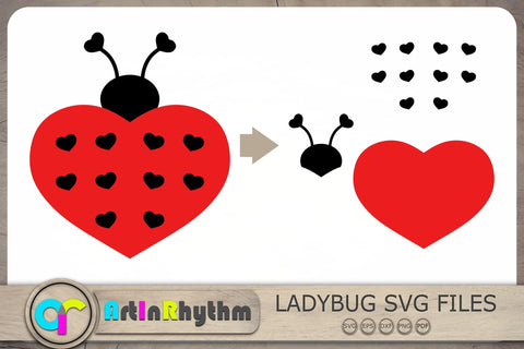 Ladybugs Svg, Ladybug Cliparts, Ladybug Svg Files, Bugs Svg, Insects Svg SVG Artinrhythm shop 