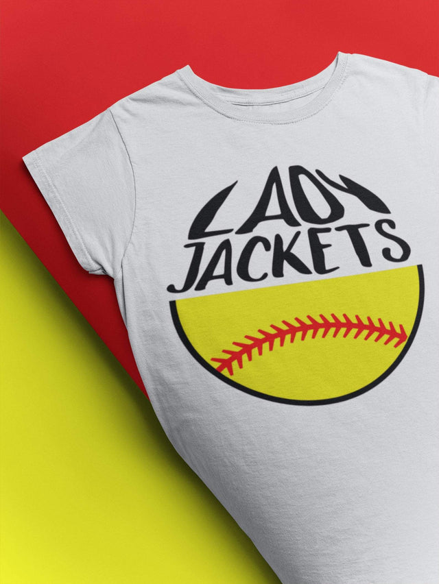 Ladyjackets svg - Lady Jackets - Yellowjackets svg cut file - softball coach - Softball shirt SVG The Artsy Spot 