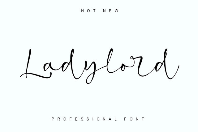 Ladylord Font Stefani Letter 