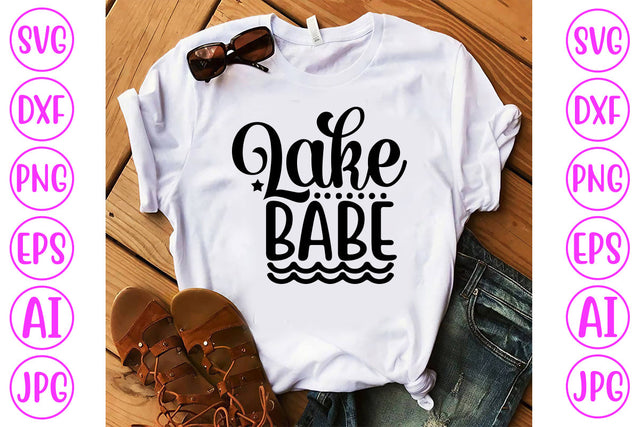 Lake Babe SVG Cut File SVG Syaman 