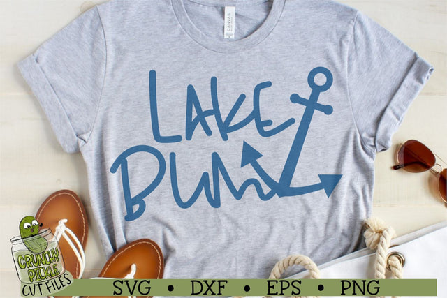 Lake Bum Anchor SVG SVG Crunchy Pickle 