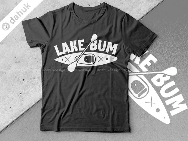 Lake Bum, Lake Bum SVG, Lake Shirt svg, Lake bum sweatshirt, Lake Bum Tees, Lake Life svg, Cut file, for silhouette, circuit design space SVG dahukdesign 
