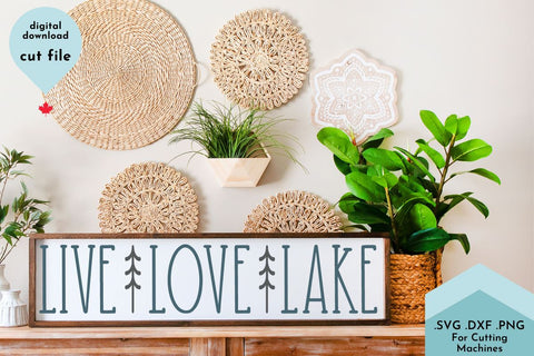 Lake Bundle of 13 SVG Cut Files for Crafting SVG Lettershapes 