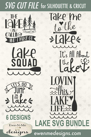 Lake Bundle - Summer - SVG SVG Ewe-N-Me Designs 