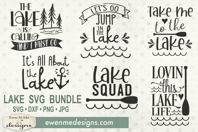 Lake Bundle - Summer - SVG SVG Ewe-N-Me Designs