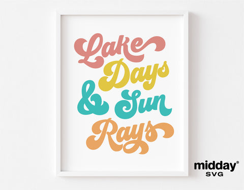 Lake Bundle svg, Lake Cut Files, svg dxf eps png, Lake Life Bundle, Lake Sublimation File, Silhouette, Cricut, Digital File, Lake House Art SVG Midday SVG 