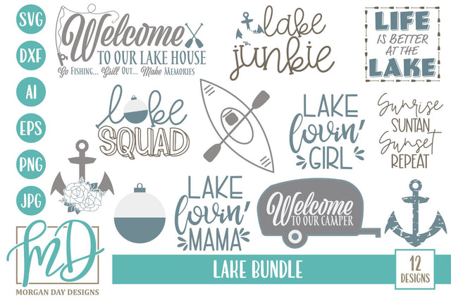 Lake Bundle SVG Morgan Day Designs