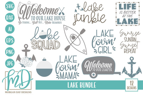 Lake Bundle SVG Morgan Day Designs 