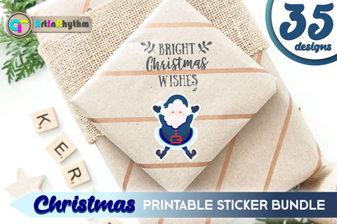 Lake Christmas Sticker Bundle / Printable PNG Clipart SVG Artinrhythm shop 
