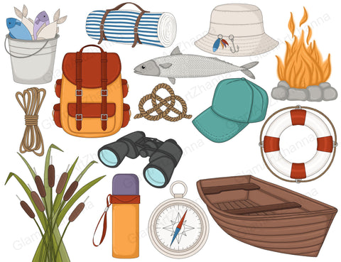 Lake Clipart PNG | Nautical Clipart SVG GlamArtZhanna 