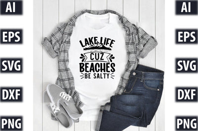 Lake cuz beaches be salty SVG SVGista 