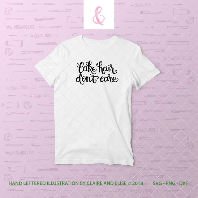 Lake Hair Don't Care - SVG PNG DXF CUT FILE SVG Claire And Elise 