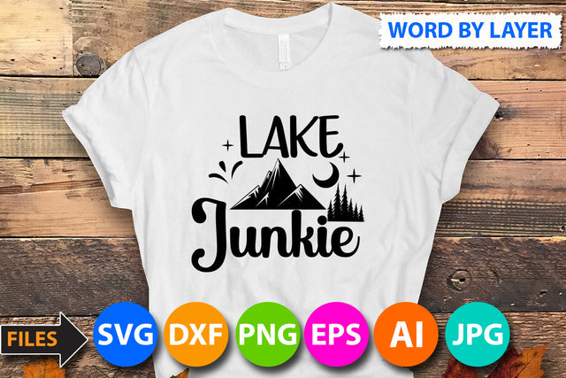 Lake Junkie SVG Cut File SVG BlackCatsMedia 