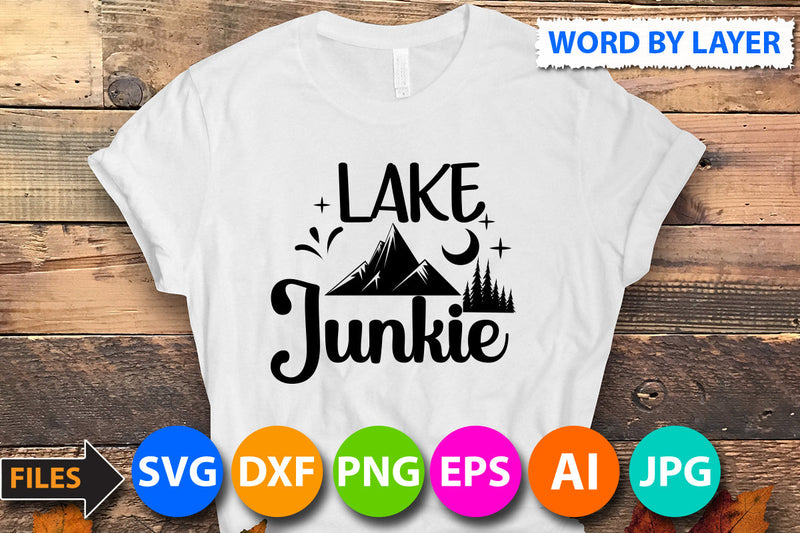 Lake Junkie SVG Cut File SVG BlackCatsMedia 