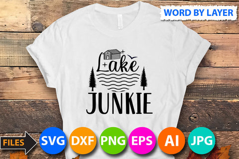 LAke Junkie SVG Cut File SVG BlackCatsMedia 