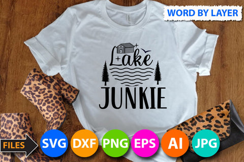 LAke Junkie SVG Cut File SVG BlackCatsMedia 