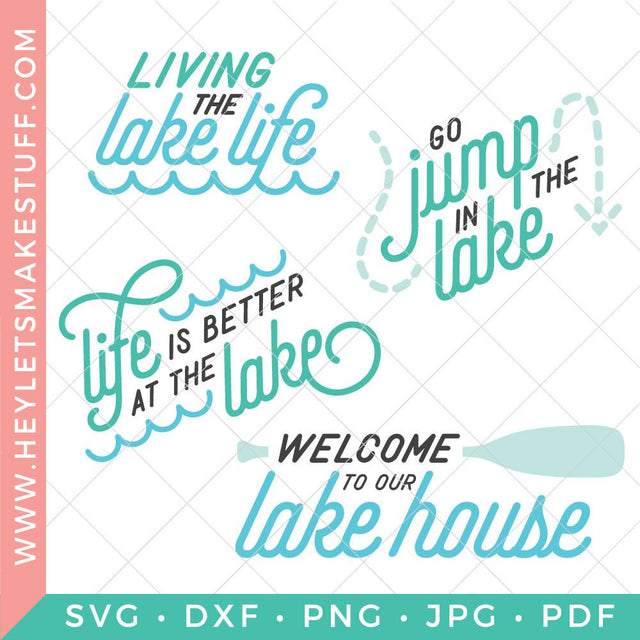 Lake Life Bundle SVG Hey Let's Make Stuff