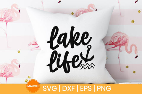 Lake life, fishing svg quote SVG Maumo Designs 