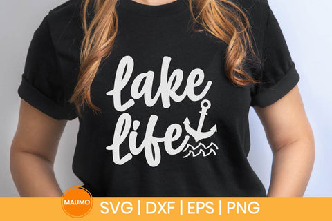 Lake life, fishing svg quote SVG Maumo Designs 