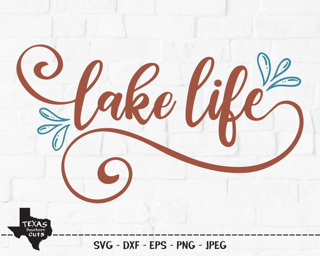 Lake Life | Outdoor SVG SVG Texas Southern Cuts 