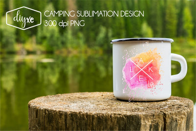 Lake Life Sublimation Design | Camping Sublimation Design Sublimation DIYxe Designs 