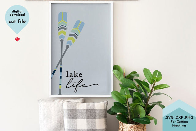 Lake Life Summer SVG Cut File SVG Lettershapes 