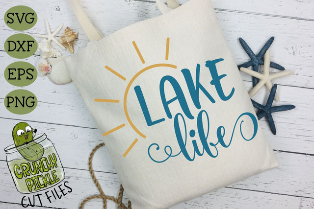 Lake Life Sun SVG SVG Crunchy Pickle 